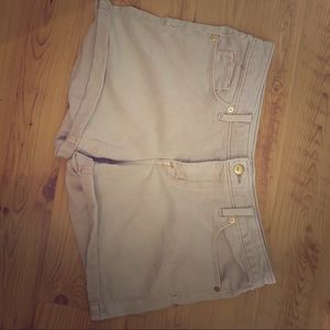Mission Mid-Rise Midi Shorts Color:Pale Pink